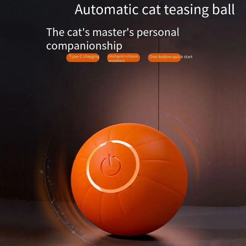 Glowing Cat Toys Automatic Rolling Ball