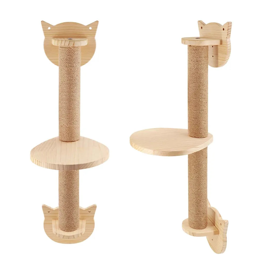Cat Activity Tree With Scratching Posts Perch   Wall Mounted