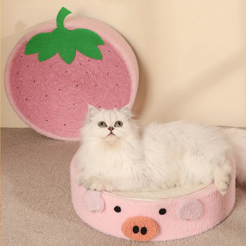 Cat Scratcher 2 In 1 Cat Anti Scratch Bed Cute Shape Cat