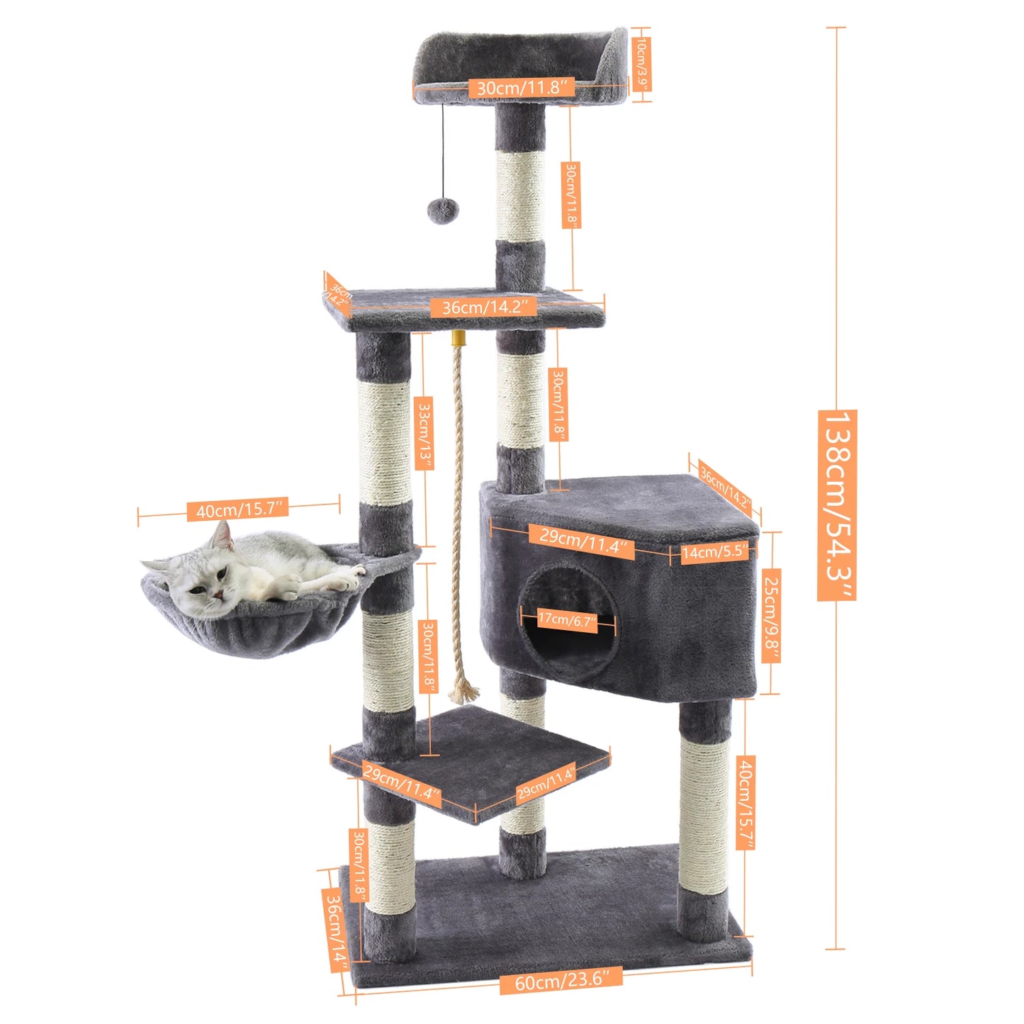 Cat Scratcher Tower Home Furniture Cat Tree