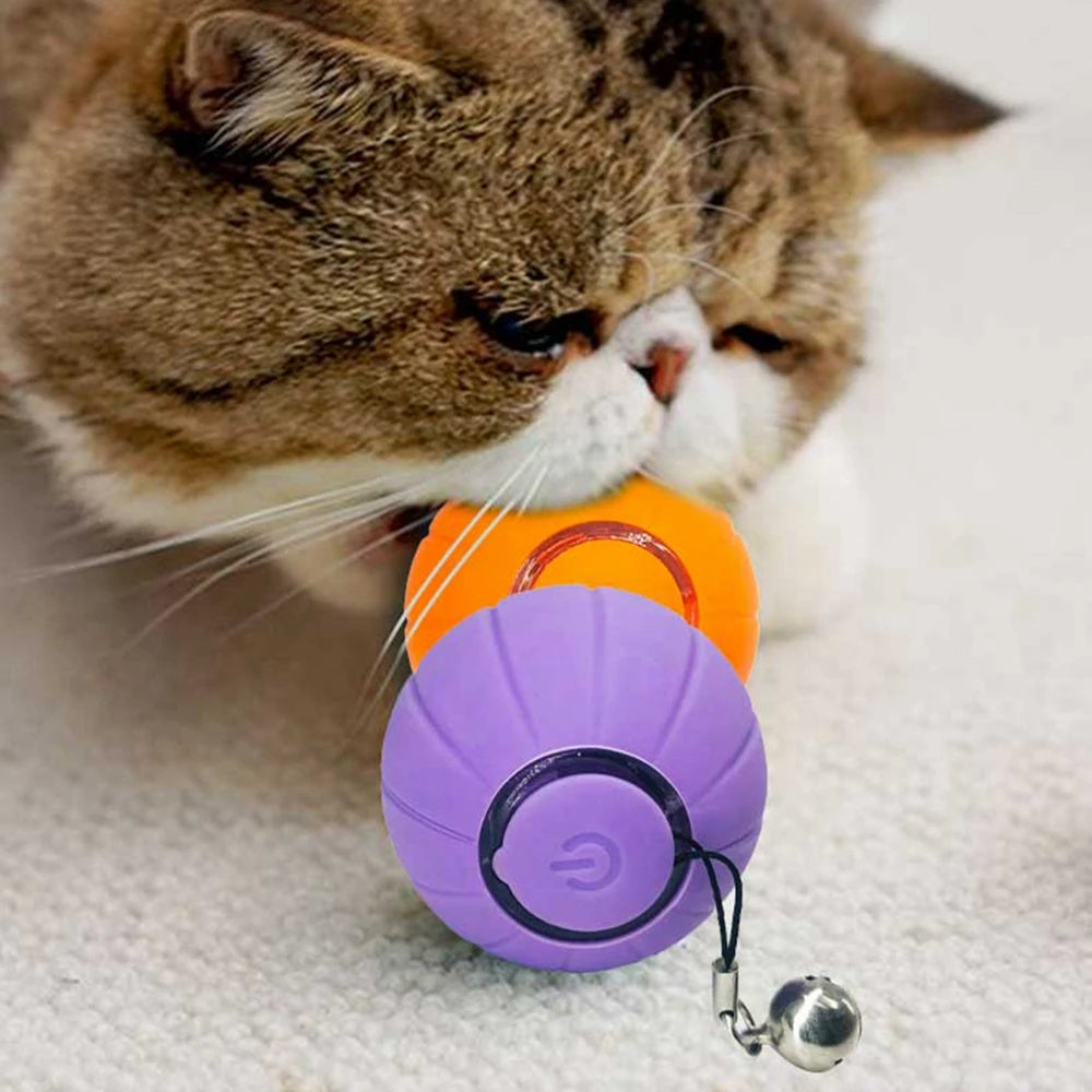 Glowing Cat Toys Automatic Rolling Ball