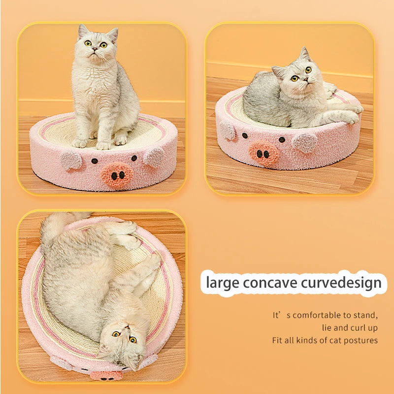 Cat Scratcher 2 In 1 Cat Anti Scratch Bed Cute Shape Cat